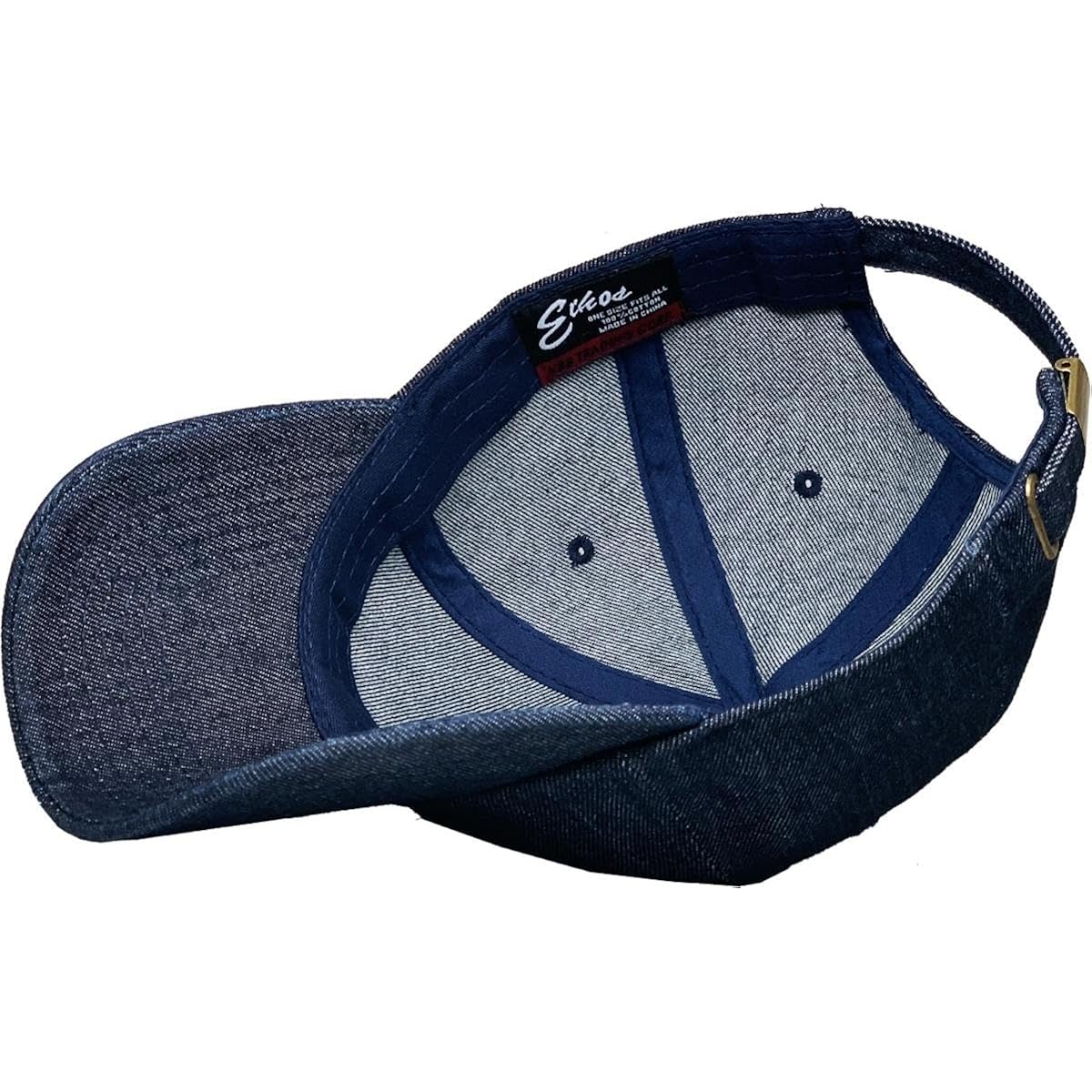 KBETHOS Classic Unisex Cotton Adjustable Low Crown Baseball Cap – Plain Dad Hat Dark Denim