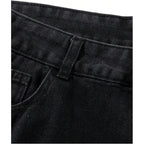 Soly Hux Men'S Ripped Jean Shorts Streetwear Distressed Straight Leg Summer Denim Shorts