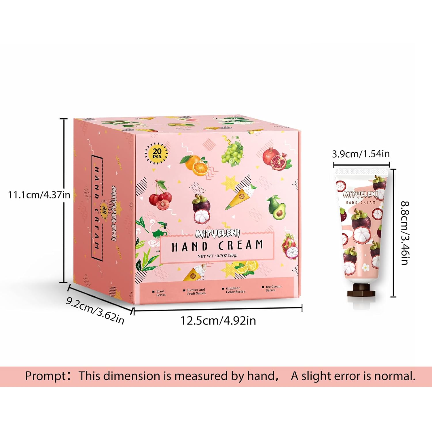 20 Pack Hand Cream Gift Set,Mothers Day Gifts,Moisturizing Hand Lotion for Dry Hands,Birthday Gifts for Women& Teen Girls,Teacher Appreciation Gifts,Nurses Week Gifts,Travel Size Bulk