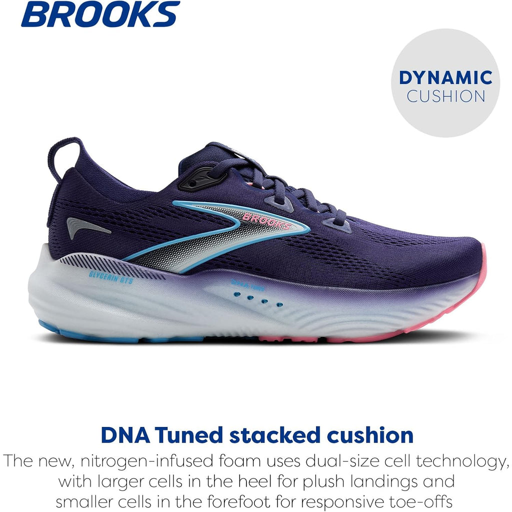 Brooks Women’S Glycerin Gts 22 Supportive Running Shoe