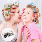 Hair Clips For Women Styling, 44Pcs Metal Duck Billed Pin Curl Clips, Hair Pins, Salon, Makeup, Hair Dyeing, Silver & Black