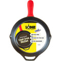 Lodge Seasoned Cast Iron Skillet 12 Inches - Quality Frying Pan for the Stove, Oven, Grill & Campfire - Includes Silicone Hot Handle Holder - Non-Toxic, Nonstick & Long-Lasting