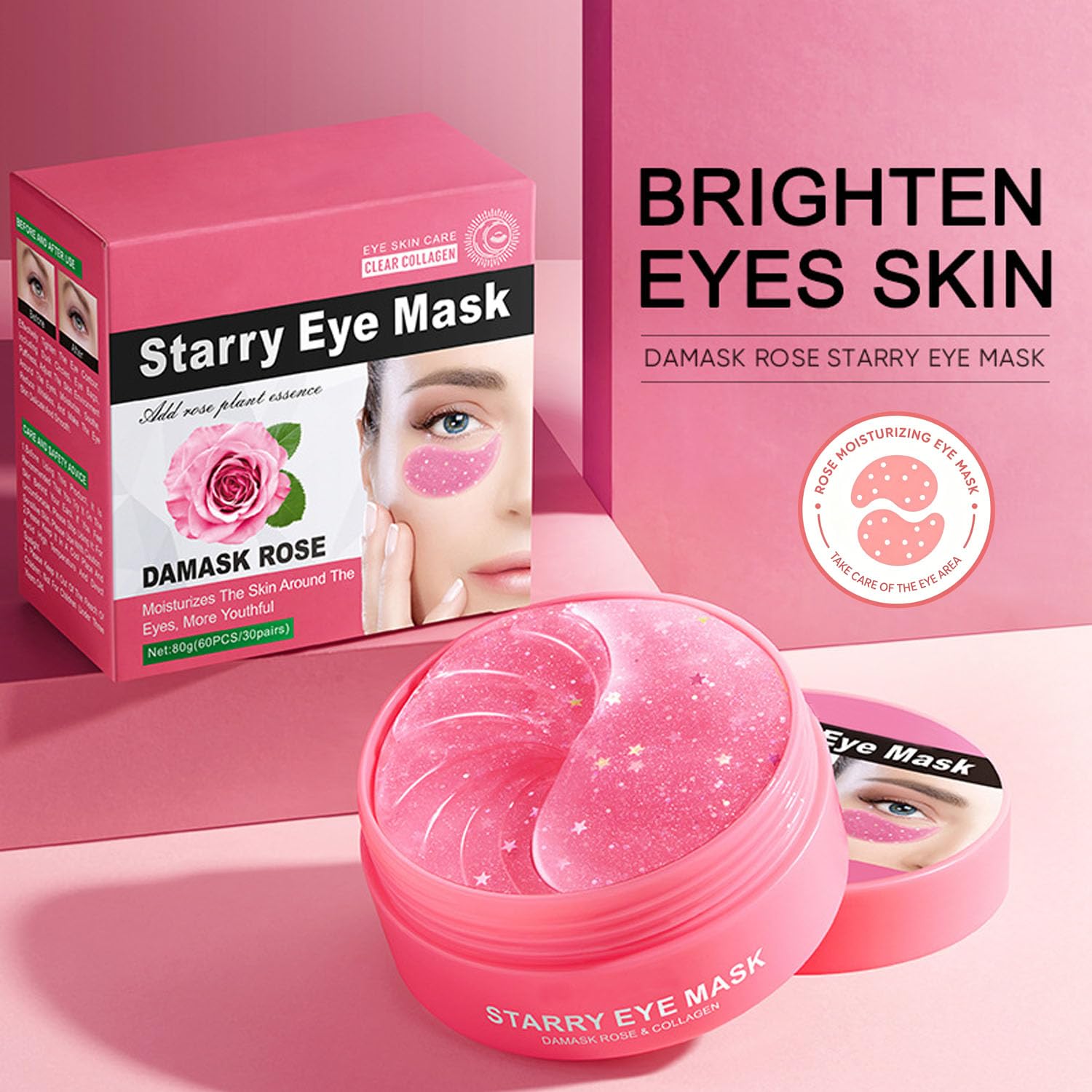 Under Eye Patches For Dark Circles (30 Pairs), Parches Para Ojeras, Eye Patches For Puffy Eyes And Dark Circles, Under Eye Mask, Hydrating Eye Mask Skincare, Eye Patches For Women, Korean Eye Patches
