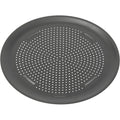 Goodcook Airperfect Insulated Nonstick Carbon Steel Pizza Pan With Cutting Guides, Perforated Nonstick Pizza Pan, 15.75-Inch, Gray