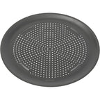 Goodcook Airperfect Insulated Nonstick Carbon Steel Pizza Pan With Cutting Guides, Perforated Nonstick Pizza Pan, 15.75-Inch, Gray