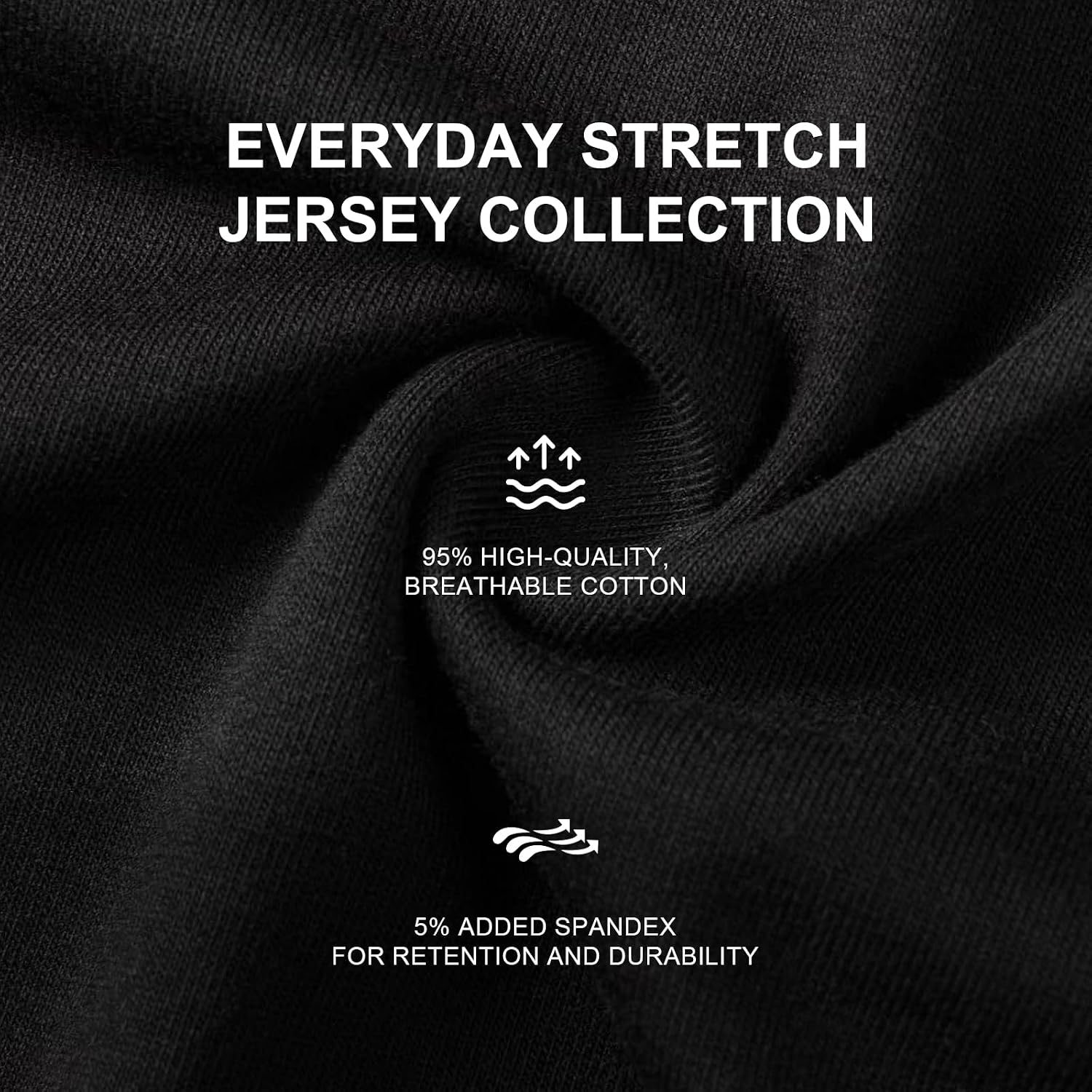 Men'S 3Xl-8Xl Big And Tall T-Shirts Casual Stretch Short-Sleeve Tee For Men