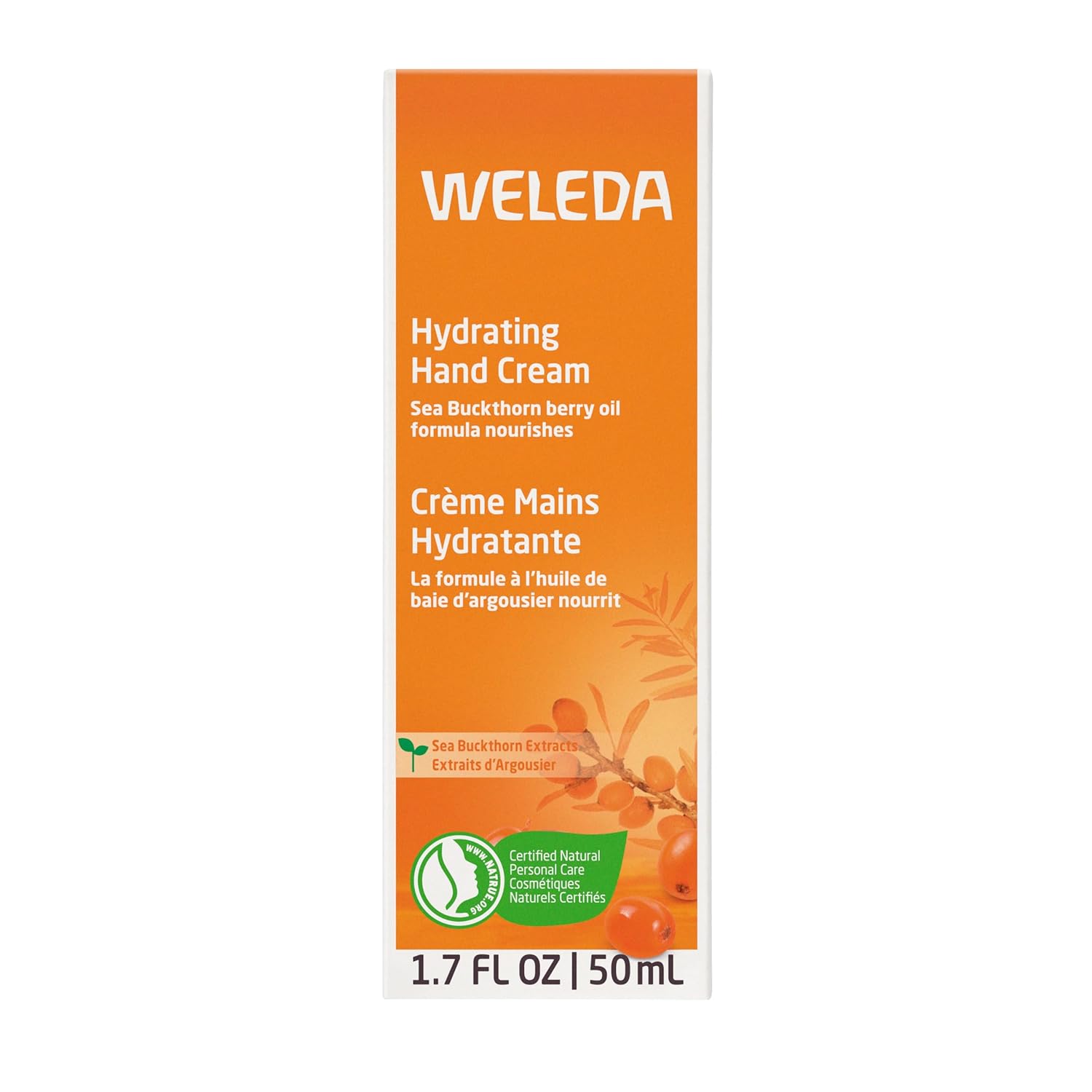 Weleda Sea Buckthorn Hand Cream, 1.7 Fluid Ounce