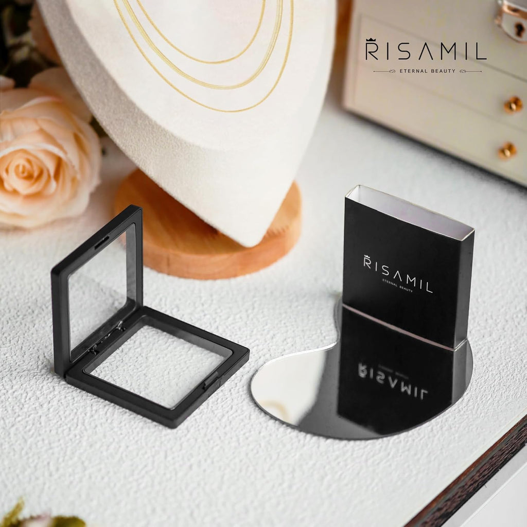 Risamil 2/3 Pairs Chunky Gold Earrings for Women Trendy, 14K Gold Plated Statement Earrings for Women Big Large Higgie Hoop Earrings Hypoallergenic Stud Earring Sets Gold Jewelry Set for Women Fashion Accessories