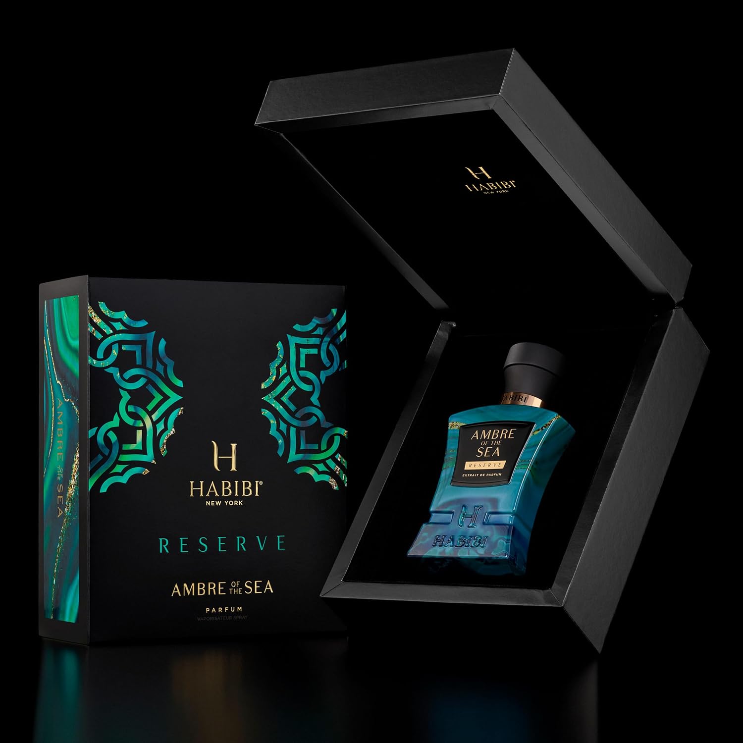 Ambre Of The Sea Extrait De Parfum – Cologne For Men & Perfume For Women, 2.5 Oz Long Lasting Unisex Fragrance With Bergamot & Sea Salt, Arabian Scent