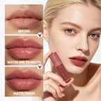 KIMUSE Water Gel Lip Tint 6 Colors Set, Highly Pigmented Long Lasting Moisturizing Glossy Lip Stains, Hydrate Lightweight Lip Gloss Makeup
