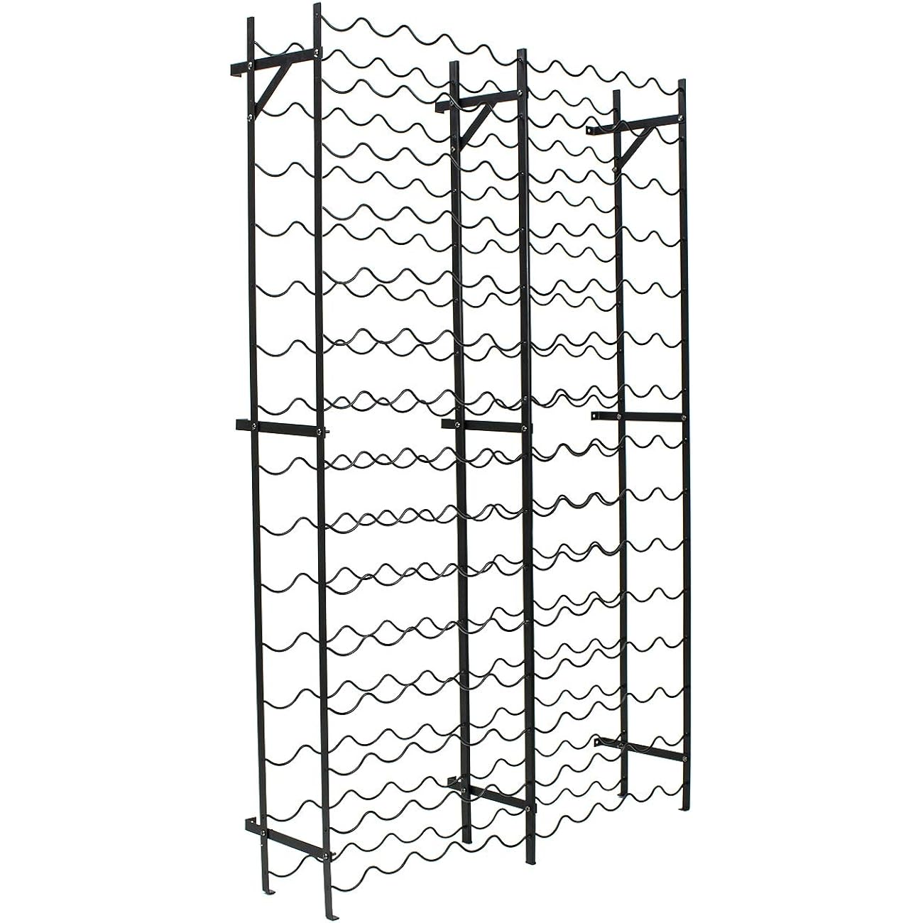 Sorbus Wine Rack Freestanding Floor - Wine Bottle Holder Holds 150 Bottles Of Wine - 150 Bottle Capacity Wine Storage For Any Bar, Wine Cellar, Kitchen, Dining Room