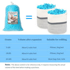 Bean Bag Filler, 10Lbs Shredded Memory Foam Filling, Soft Pillow Stuffing Bean Bag Refill Foam For Couch, Cushion, Stuffed Animals, Dog Bed, Arts Crafts