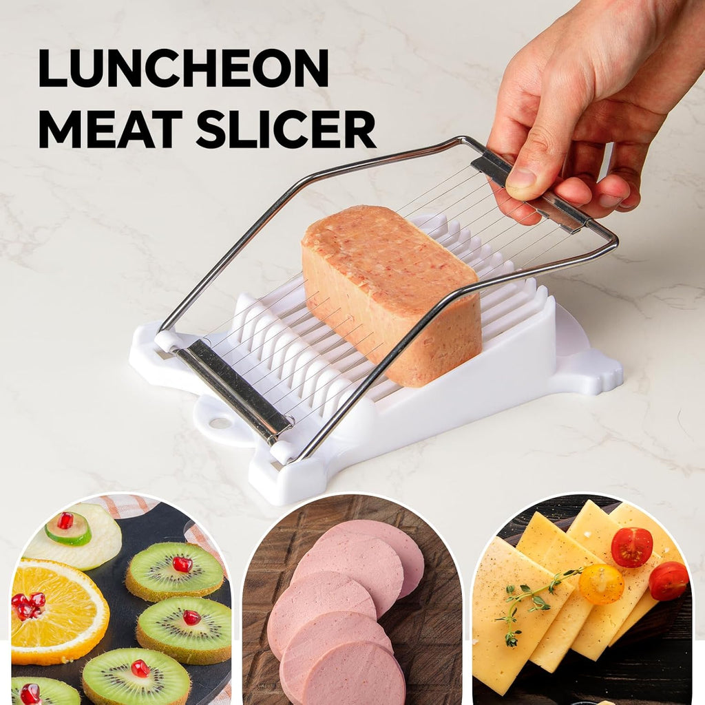 Musubi Press Mold Kit, Includes 2 Musubi Makers, 2 Onigiri Molds, 2 Rice Paddles, Temaki Roller & Luncheon Meat Slicer – Easy to Clean, Dishwasher Safe