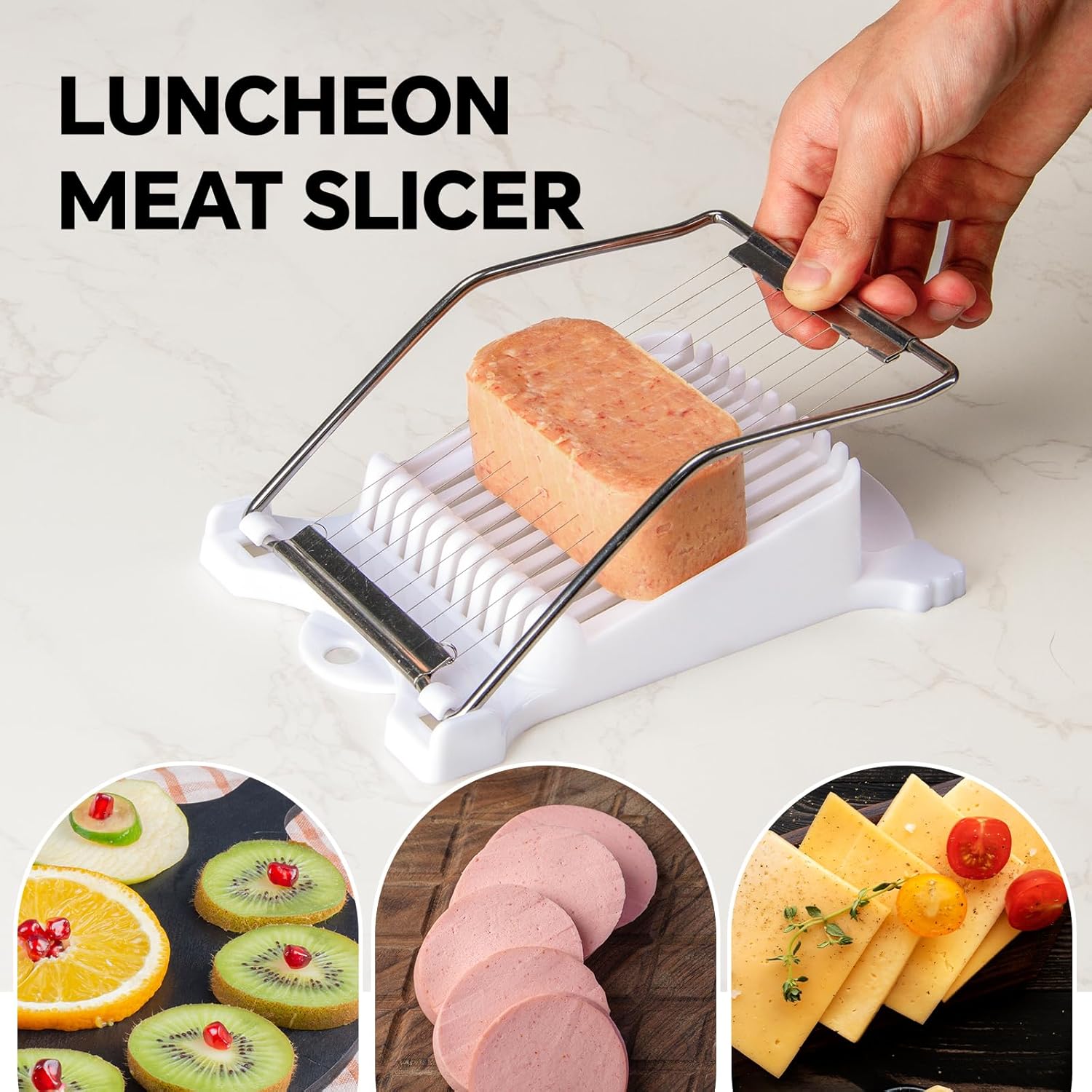 Musubi Press Mold Kit, Includes 2 Musubi Makers, 2 Onigiri Molds, 2 Rice Paddles, Temaki Roller & Luncheon Meat Slicer – Easy to Clean, Dishwasher Safe