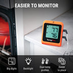 Temppro Wireless Meat Thermometer Digital For Grilling And Smoking, 2 Probes Bluetooth Meat Thermometer For Cooking, Rechargeable Smoker Accessories For Bbq Oven (Previously Thermopro)