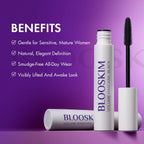 Mascara For Older Women 60 Plus: Black Prime Lash Mascara - Prime Mascaras For Mature Women Makeup - Hypoallergenic Non-Clumping Formula For Sensitive Eyes, 6G