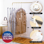Hanging Vacuum Storage Bags, 6 Pack Large Hanging Vacuum Seal Garment Bags For Clothing, Space Saver For Clothes, Suits, Dresses, Jackets, Clothing Storage For Moving Supplies(6 Long)