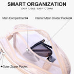 Frevaou Clear Bag For Stadium Events Crossbody Bags For Women Transparent Purse For Concerts, Games, Festivals
