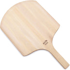 New Star Foodservice 50295 Restaurant-Grade Wooden Pizza Peel, 16" L X 14" W Plate, With 8" L Wooden Handle, 24" Overall Length