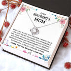 To My Boyfriends Mom Necklace, Mothers Day Gifts For Boyfriends Mom From Girlfriend, Personalized Gifts For Mother In Law, Mother's Day Necklace, Best Birthday Present Christmas