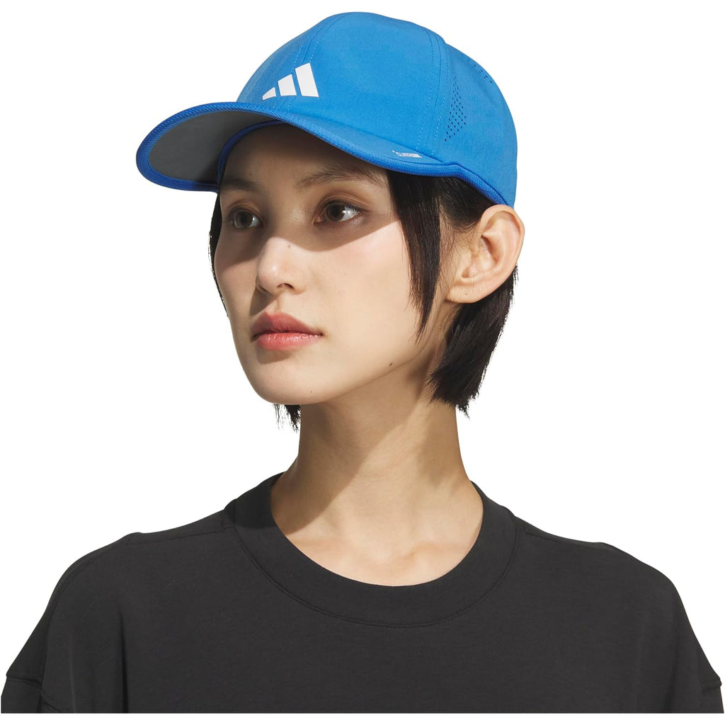 adidas Women's Superlite Hat – Lightweight Moisture-Wicking Cap for Workout and Training Ray Blue/White/3