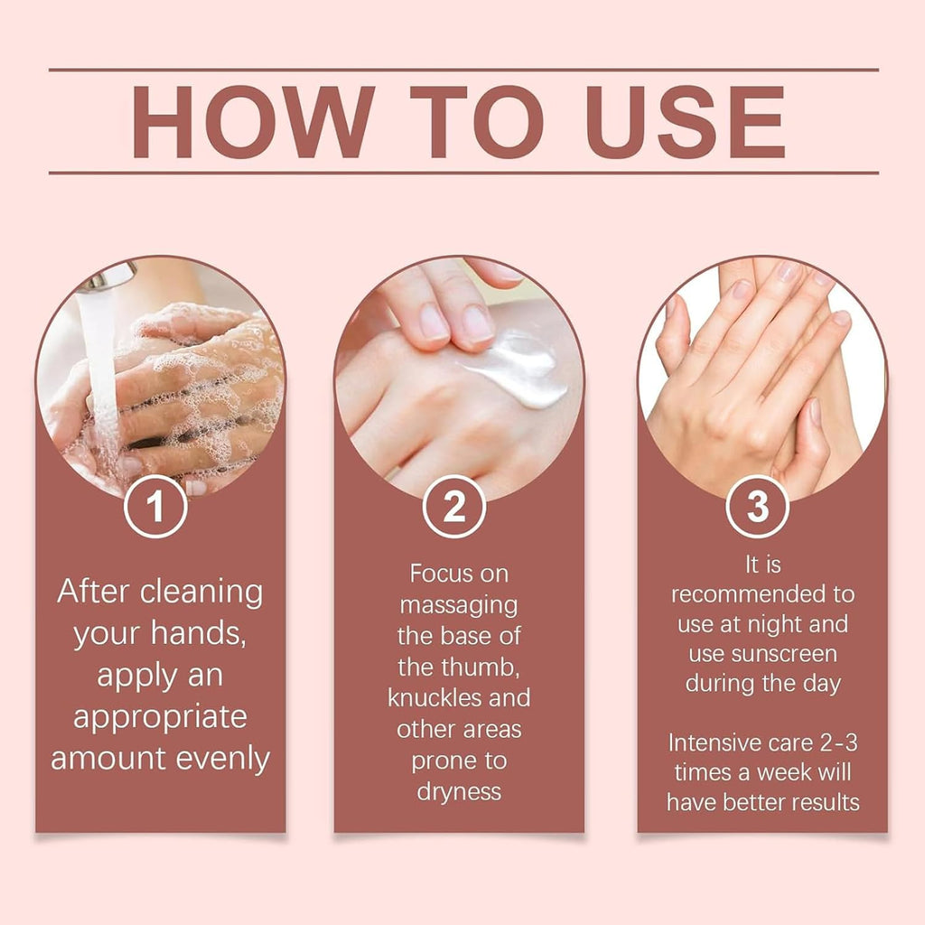 Retinol Hand Cream Firming Anti-Aging Hand Lotion with Collagen, Retinol Moisturizer for Aging & Dry Cracked Hands, Care & Protects Skin, Nails & Cuticles(1pc)