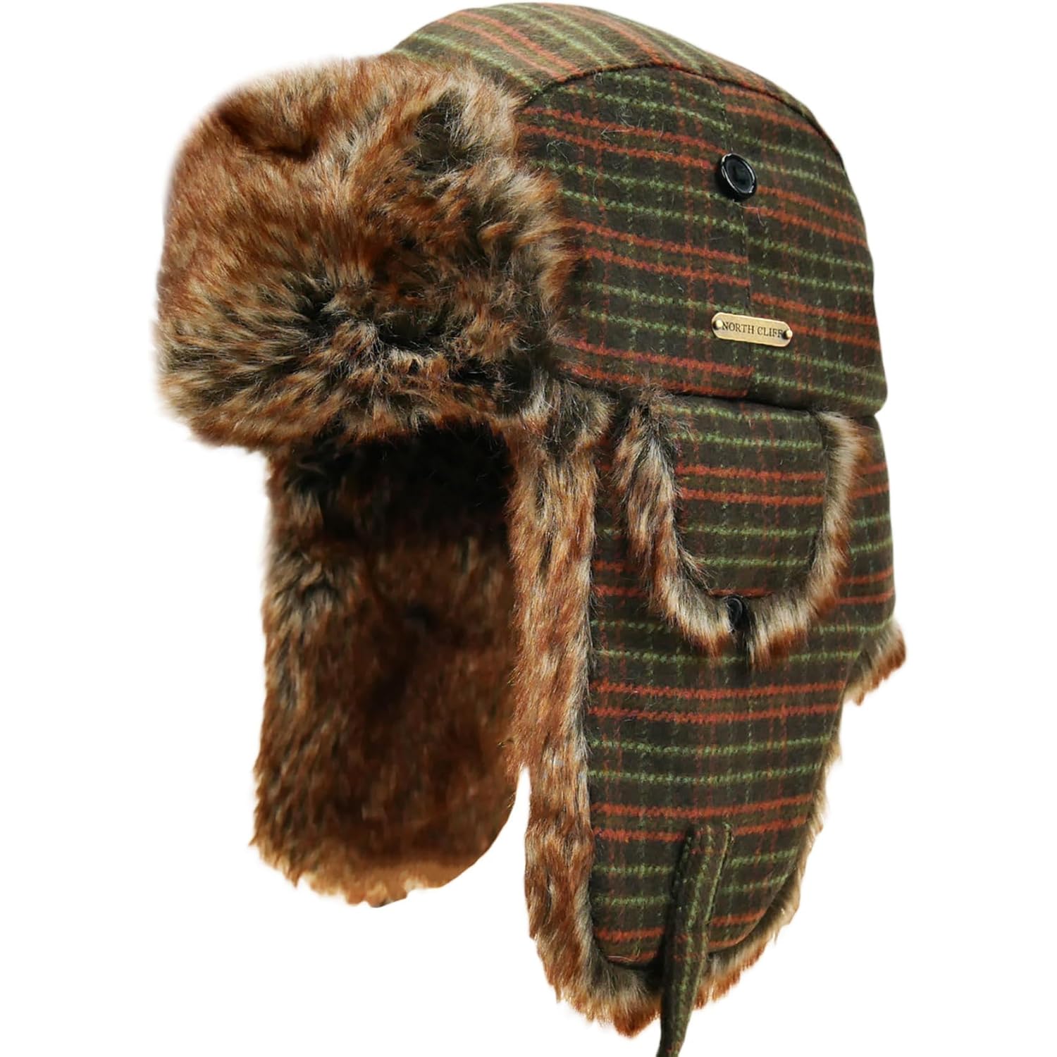 Unisex Winter Trapper Hat Cold Proof Keep Warm Hat with Ear Flaps