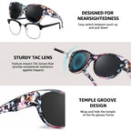 TJUTR Polarized Fit Over Sunglasses for Women, Trendy Sun Glasses Over Prescription Glasses UV400 Protection TS5779