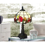 Huimeiju Hmj8033 Metal Base With Diameter 8 Inch Table Lamp Glass Lampshade