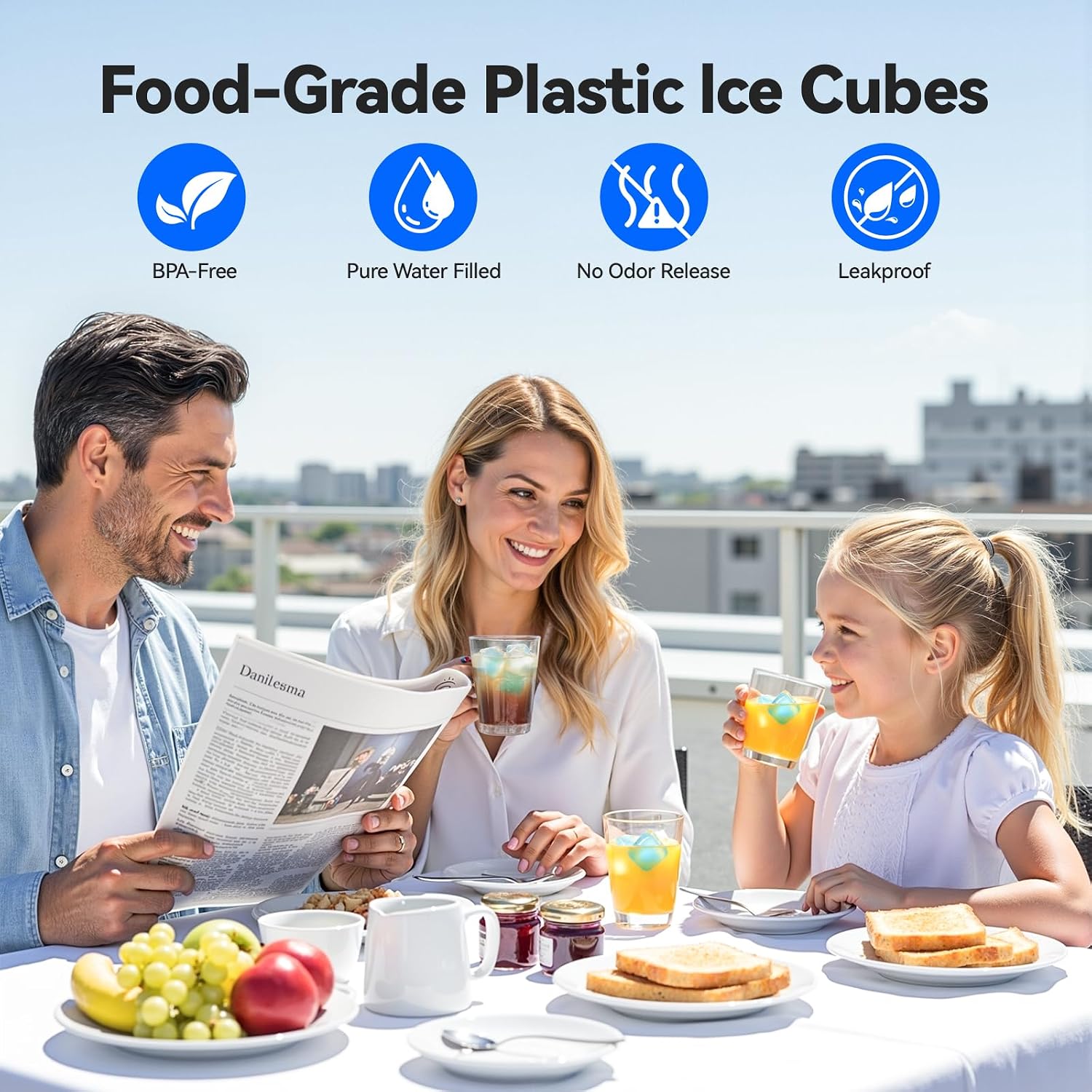 360 Pack Reusable Ice Cubes, Refreezable Plastic Ice Cubes | Bpa-Free Ice Packs For Lunch Boxes, Coolers, Without Diluting Drinks For Party Hosts & Outdoor Ice Baths Enthusiasts