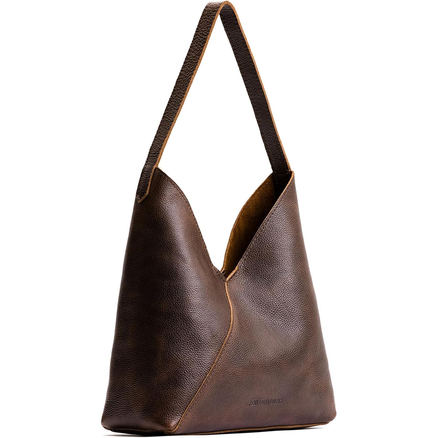 Portland Leather Goods Naomi Shoulder Bag – Handmade Slouchy Bag with Adjustable Crossbody Strap & Secure Magnetic Closure