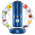 Fruit And Vegetable Washing Machine, Fruit Cleaner Device,Fruit Purifier For With Oh-Ion Purification Technology For Cleaning Fruit,Vegetable Sold By Heyjar Us Only(Blue)