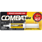 Combat Max Roach Killing Gel For Indoor And Outdoor Use, 1 Syringe, 2.1 Ounce (Pack Of 1)