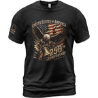 250Th Anniversary Usa Shirt, 1776-2026 Graphic Shirts For Men | Graphic T-Shirt Featuring 1776-2026 Inspired Artwork, Suitable For Holidays, Gatherings, Casual Wear, And Everyday Outfits.