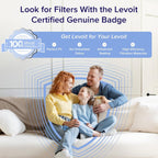 Levoit Smart Air Purifier For Home Large Room Up To 1875 Ft² Vital 200S-P | For Quiet Bedroom At 27Db, Aham Verifide, Air Quality Monitor, Hepa Sleep Mode For Allergies, Pet Hair And Dander, White