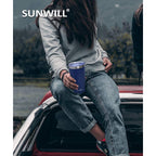 SUNWILL Travel Coffee Tumbler 20 oz, Insulated Mug with Lid, Stainless Steel Cup for Outdoor, Powder Coated Navy