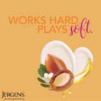 Jergens Deep Restoring Argan Oil Moisturizer, Soothing Body And Hand Lotion With Reviving Argan Oil And Vitamin E, Oil-Infused, Dermatologist Tested, 16.8 Oz