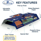 Roach Traps Indoor Sticky Glue Traps For Roaches Cockroach Trap Indoor Home Roach Motels Trap (10 Traps)
