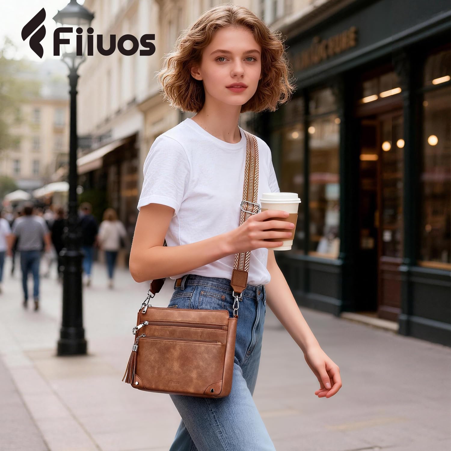 Anti Theft Crossbody Purse For Women Rfid Crossbody Bags For Travel Vegan Leather Cross Body Bag With Built-In Wallet