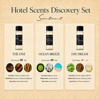 Scentiment Hotel Scents Discovery Set – Day Dream, The One & Ocean Breeze | Fresh, Woody & Marine Fragrance Oils | Luxury Home Scent Kit For Cold Air Diffusers 3 X 0.68 Fl Oz (20 Ml)