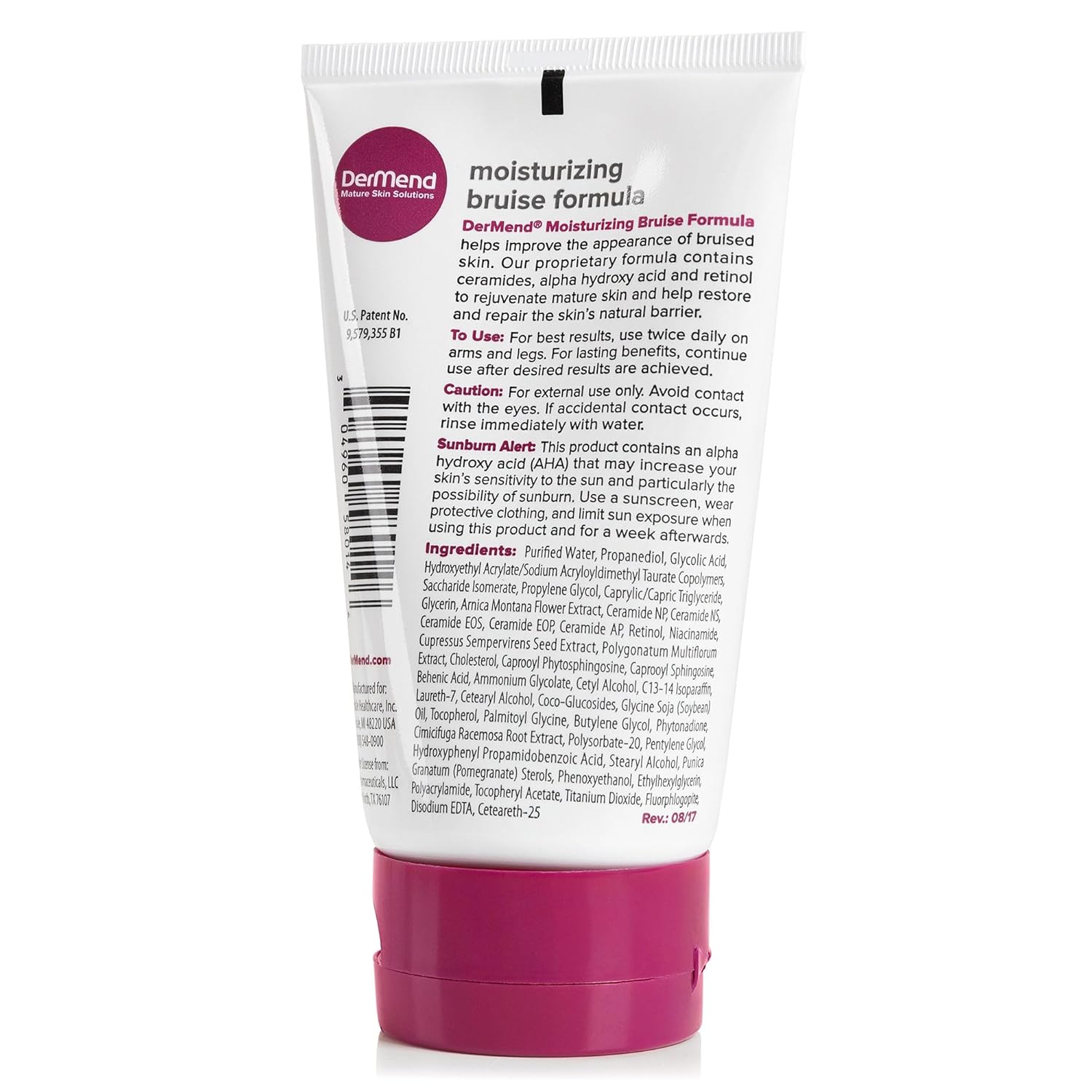 Dermend Arnica Bruise Cream with Vitamin K - Moisturizer for Bruising on Arms, Legs & Hands - 4.5 Oz