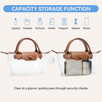 Bostanten Clear Bag For Stadium Approved Crossbody Purse Handbags For Concerts Sports Events