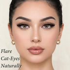Lashes False Eyelashes Cat Eye Fake Lash Strips Natural Wispy Eyelash Pack Short Mink Cateye Strip Lashes Natural Look Clear Band Demi Wispies Pestañas Postizas For Daily Makeup And Beginners