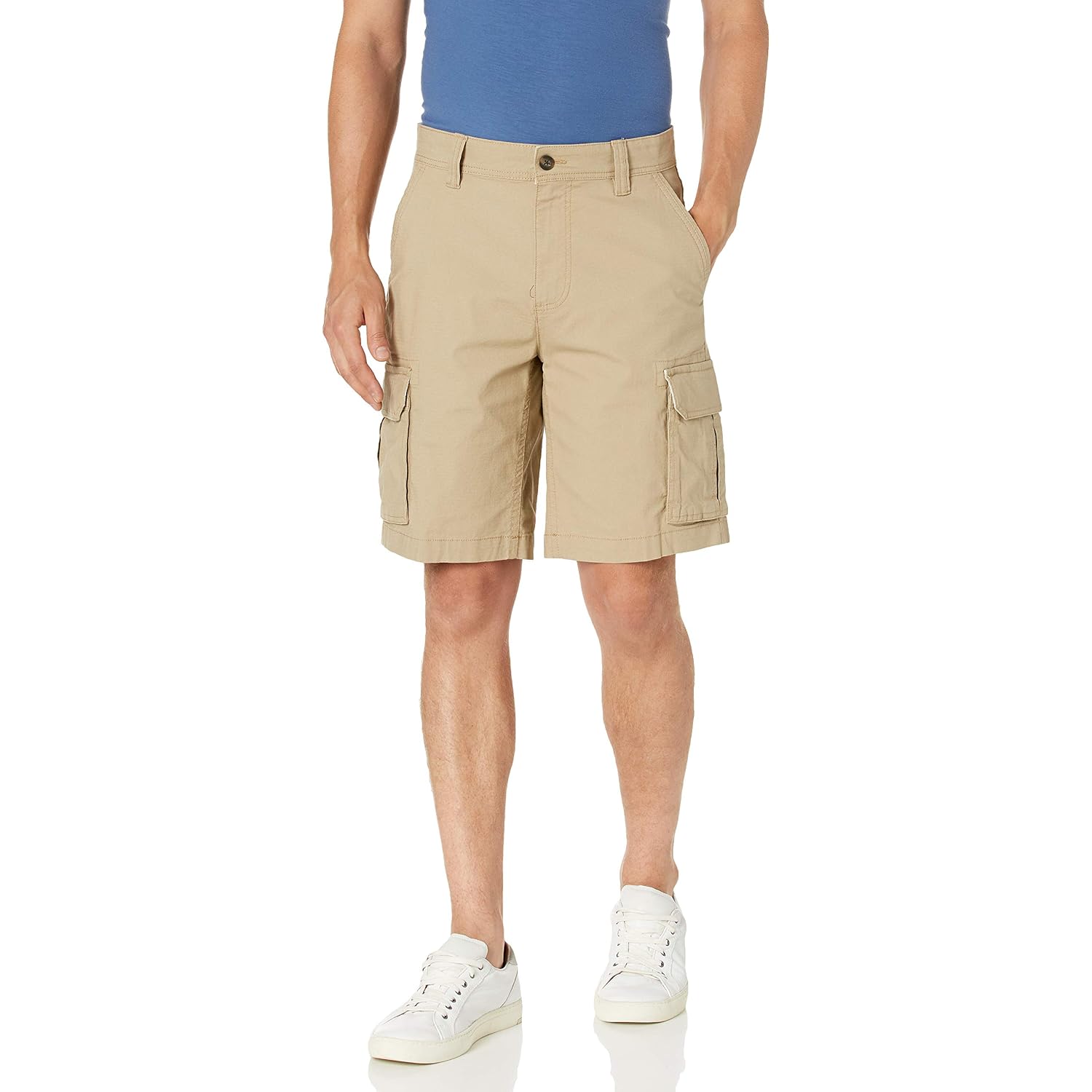 Amazon Essentials Men'S 10" Lightweight Ripstop Stretch Multi-Pocket Cargo Shorts