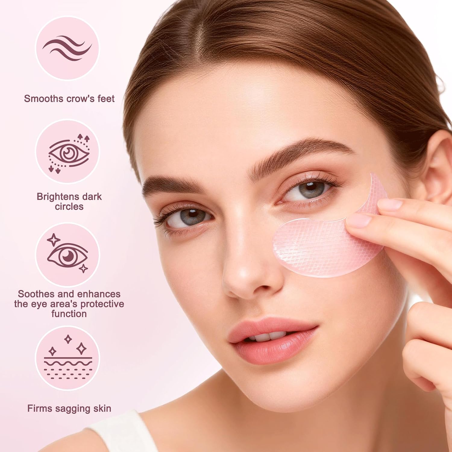 Pdrn Under Eye Patches Retinal Under Eye Patches Revive Under Eye Patch | For Women And Men Eyes And Dark Circles Puffy Eyes Undereye Bags Birthday Gifts For Women Travel Essentials- (60 Pc)