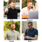 Scodi 5 Pack Mens Pocket Polo Shirts Short Sleeve Multipack Golf Shirt For Men Moisture Wicking Casual Athletic Work T-Shirts