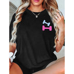 Be Happy Lift Heavy Shirt Women: Oversized Gym Weightlifting Graphic Tshirt Funny Workout Shirts Casual Gym Lover Tops Black
