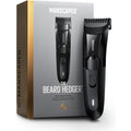 MANSCAPED® The Beard Hedger® Men's Premium Beard Trimmer, 20 Length Adjustable Blade Wheel, Stainless Steel T-Blade for Precision Facial Hair Trimming, Cordless Waterproof Wet/Dry Clipper
