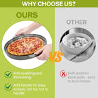 Microwave Splatter Cover for Food with Anti-scald Base Plate,Large BPA-Free Silicone Vented Avoid Scalding Collapsible Guard Lid,Kitchen Essential Gadgets for Meal Prep-10.7 Inch (gray)