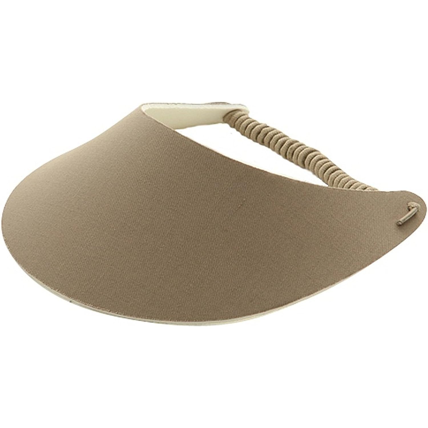 Mg Women'S Cotton Solid String Sun Visor Hat